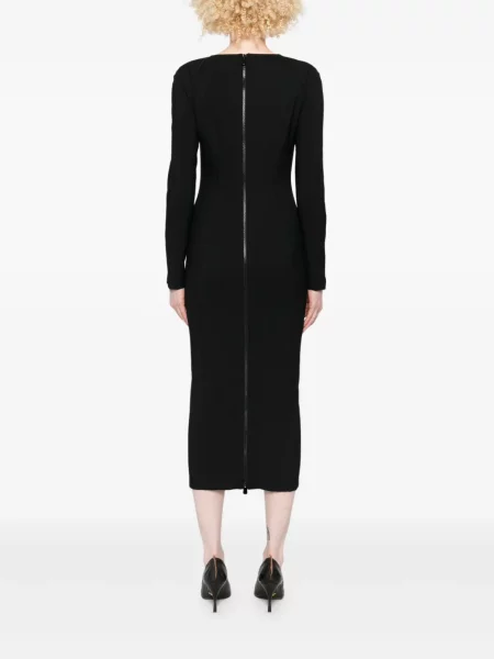 Rochie maxi Pinko lungă de costum negru
