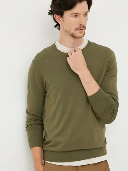 Pulover Sisley za muškarce lagani zelena