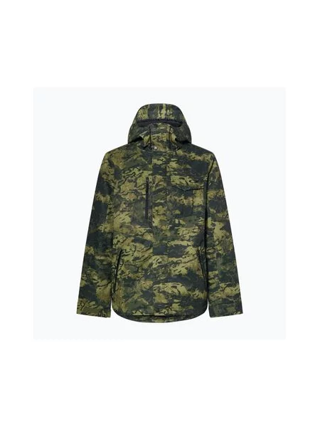 Лижна куртка Oakley Core Divisional Rc утеплена тигровий камуфляж зелена