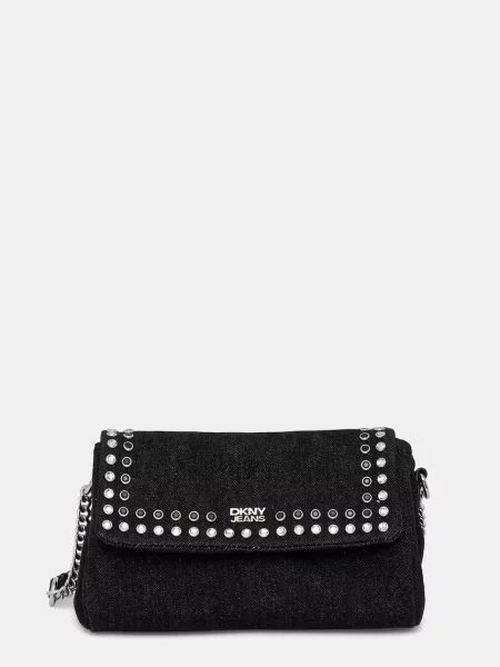 DKNY geantă pentru femei din denim MILLA negru