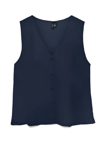 VERO MODA Bluză VMMENNY bleumarin