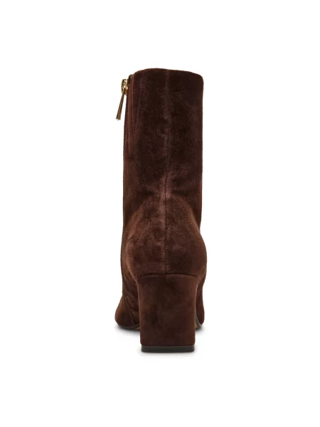 Botki Steve Madden zamszowe brązowe