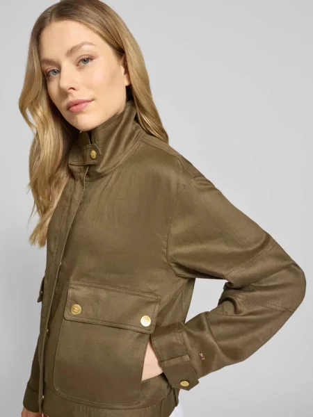 Kurtka w styl utility o kroju relaxed fit z czystego lnu Tommy Hilfiger