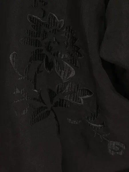 Bluză Yohji Yamamoto drapată negru