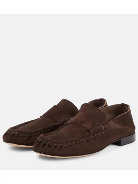 Loafersy The Row hnedá