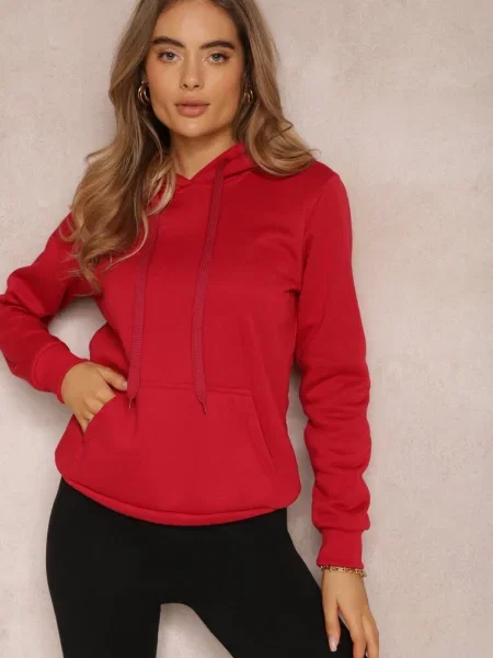 Bluză cu Glugă Corbetes roșie