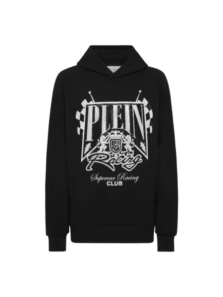 Bluza z kapturem Philipp Plein z kapturem czarna