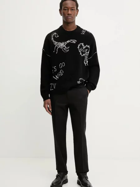 Volnen pulover ZADIG&VOLTAIRE črna