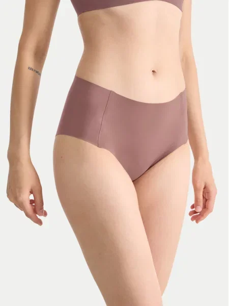 Klasične hlačke Sloggi z visokim pasom rjava