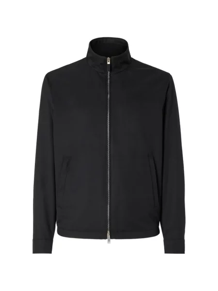 Geacă Zegna din microfibră negru