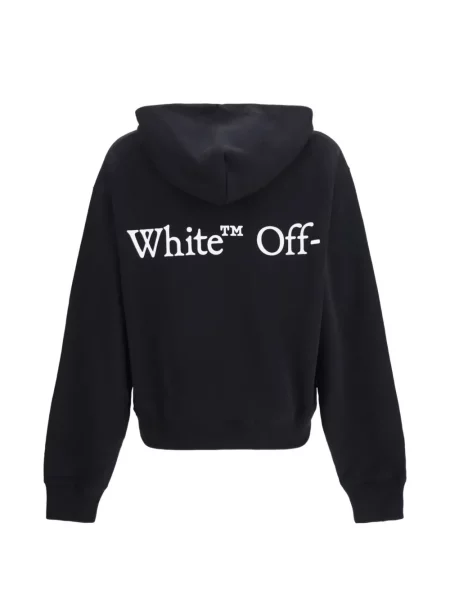 Fular Off-white cu imagine alb