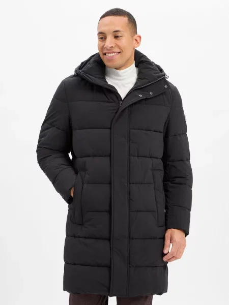 Płaszcz pikowany z wpuszczanymi model ‘Winsten’ Joop! Collection czarny