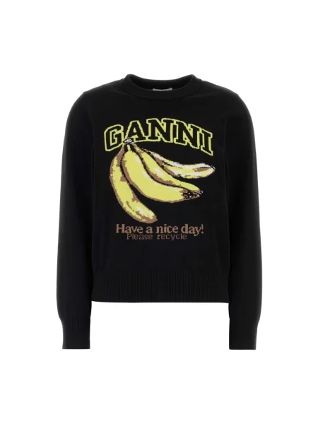 Sweter Ganni czarny