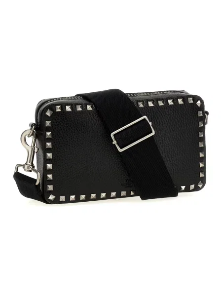 Torba crossbody Valentino Garavani skórzana czarna
