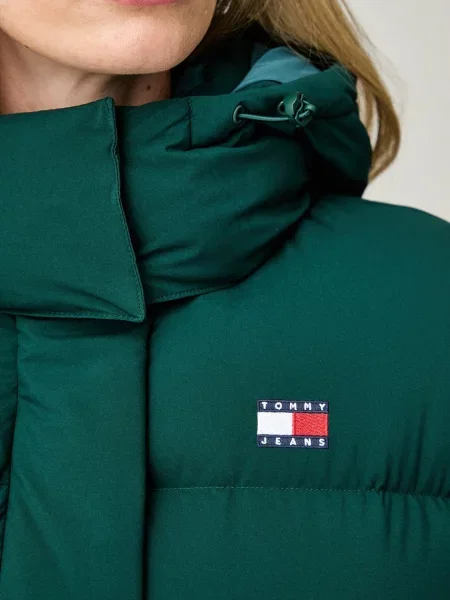 Tommy Jeans пухено яке дамско зелено