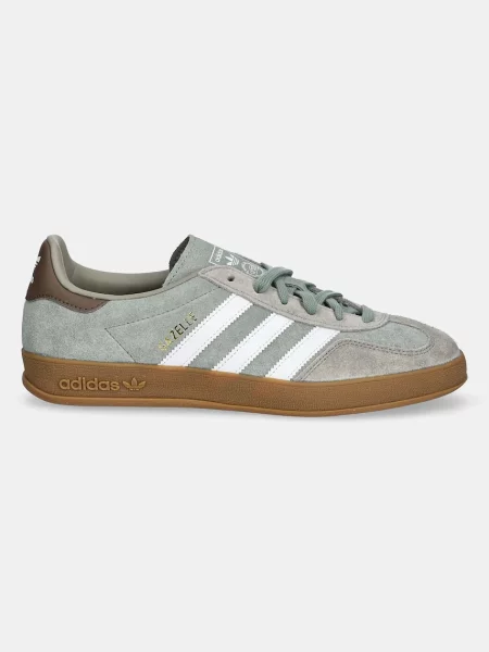 Superge iz semiša adidas Originals Gazelle Indoor zelena