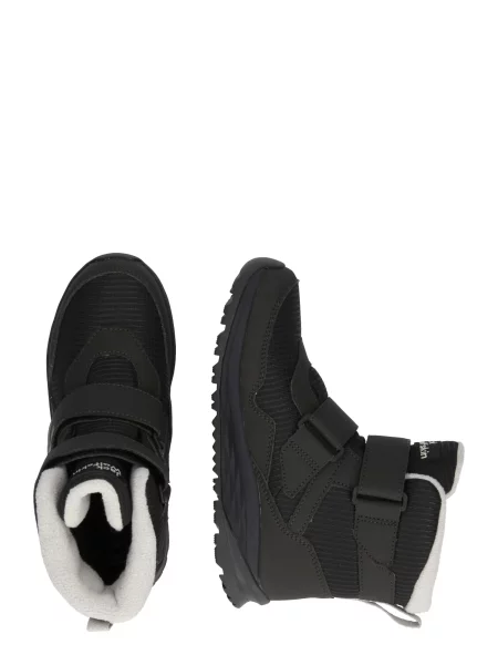 Škornji za sneg Jack Wolfskin Polar Bear-b Texapore Mid Vc K črna