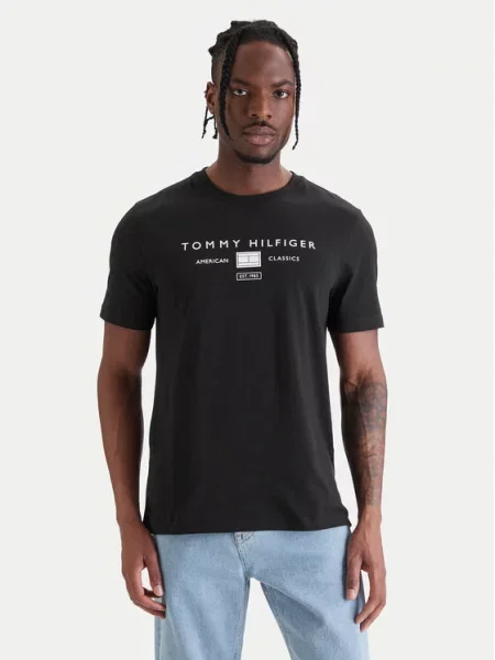 Tommy Hilfiger T-Shirt Brand Love czarny