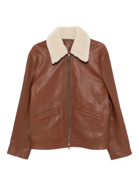 Geanta de piele Paul Smith maro
