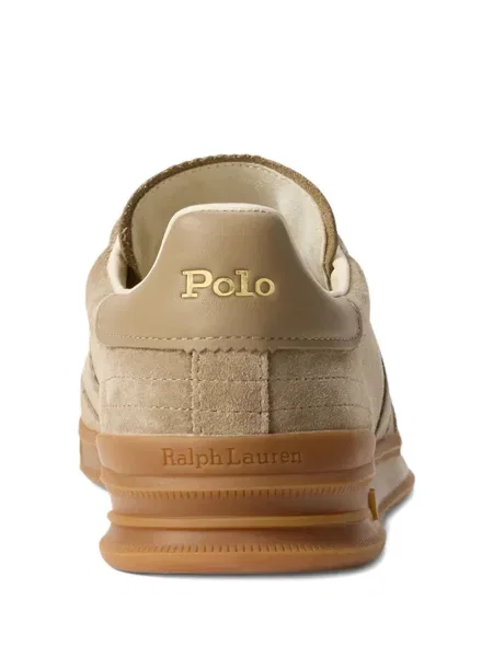 Semišové boxerky Polo Ralph Lauren s kapucí s přezkou bílé