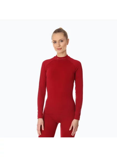 Термоактивна кофта Brubeck Extreme Thermo бордовий