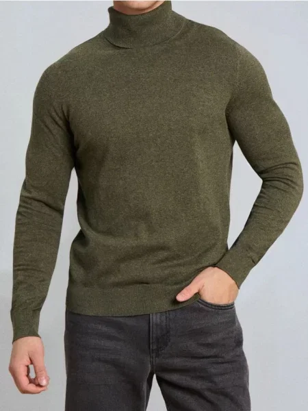 Sinsay Klasyczny golf zielony