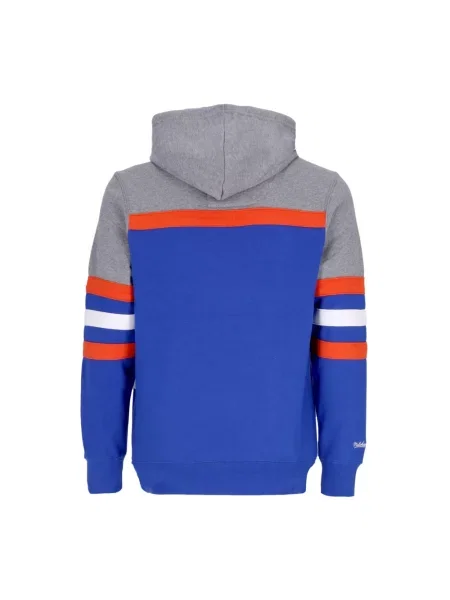 Bluza z kapturem Mitchell & Ness z kapturem szara