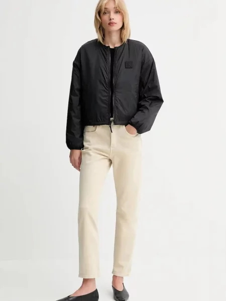 Dvostranska jakna Calvin Klein Jeans črna