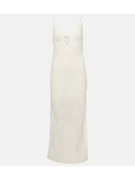 Rochie maxi Sir de costum alb
