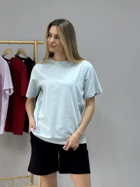 Футболка Umon бавовна/еластан блакитний