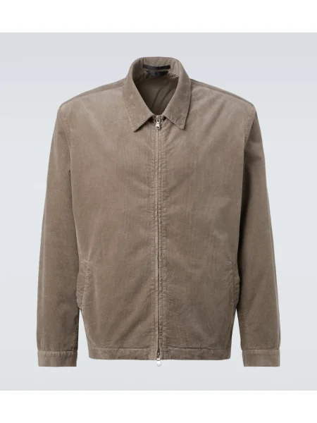 Geacă Sunspel de catifea cord bej