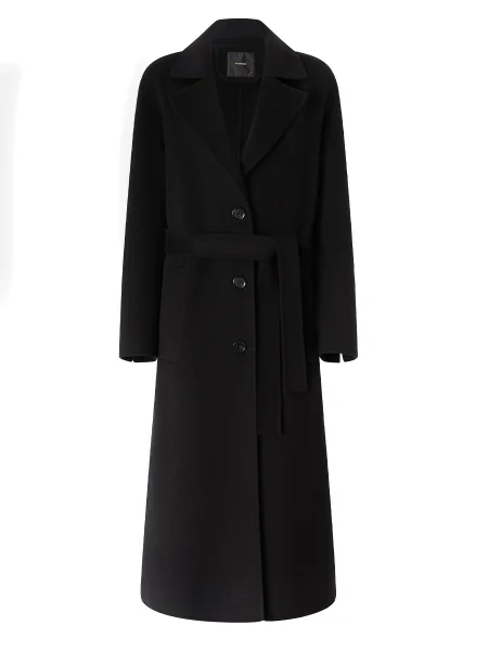 Palton Pinko de lână negru