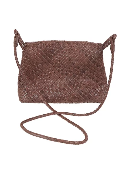 Torebka crossbody Ibeliv skórzana brązowa