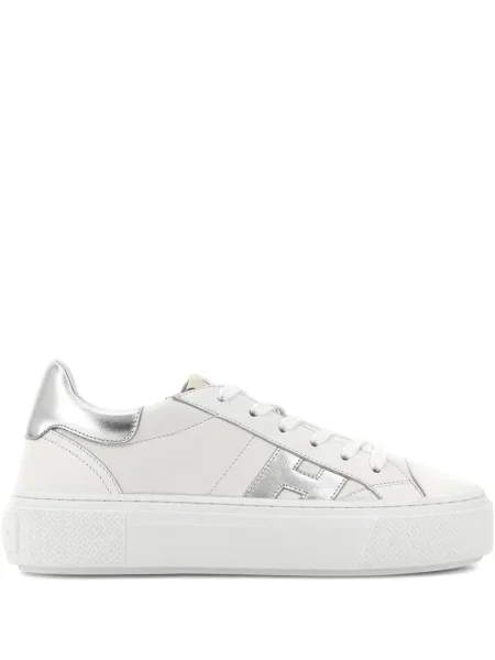 Sneakerși Hogan cu platformă alb