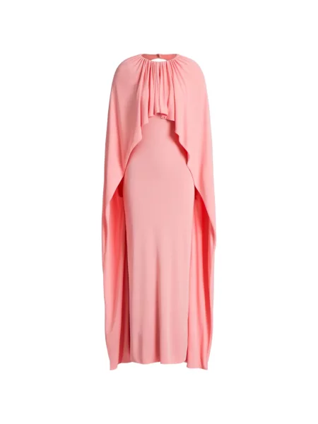 Maxi rochie maxi Alberta Ferretti de costum roz