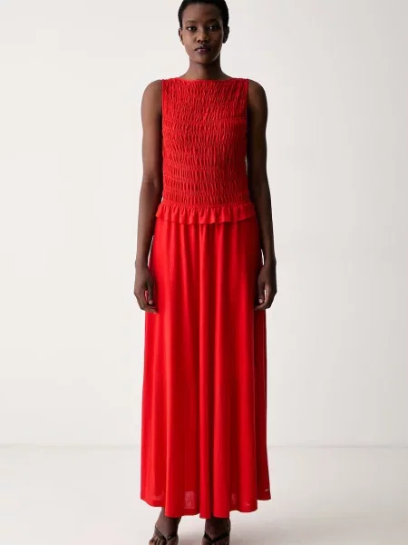 Tommy Hilfiger rochie evazată din lyocell