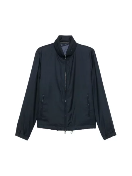 Kurtka Giorgio Armani z kaszmiru niebieska