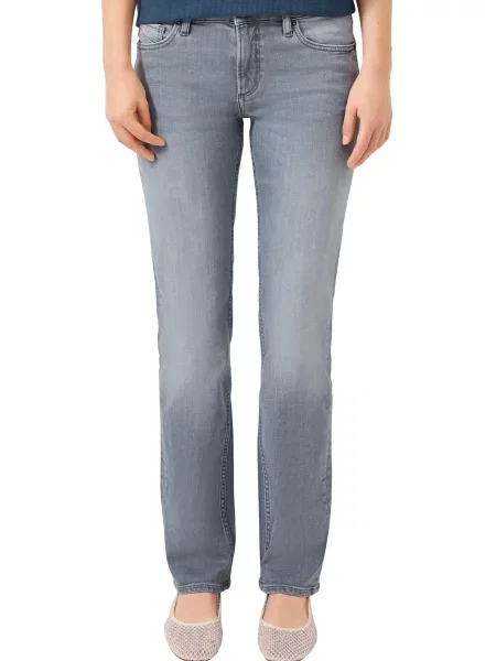 QS Kavbojke Catie denim siv