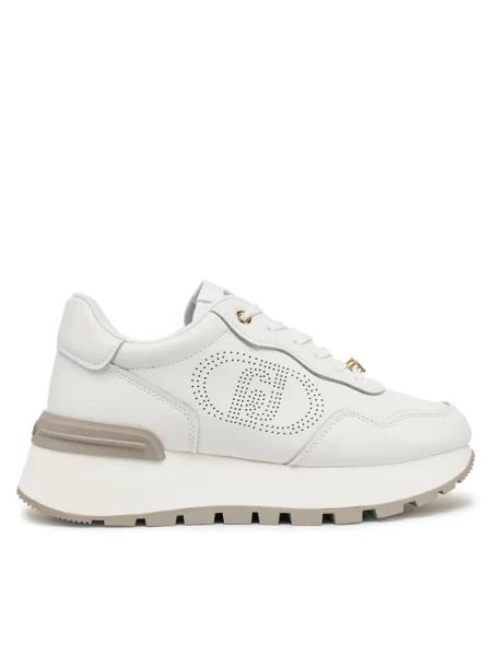 Sneakersy Liu Jo skórzane białe