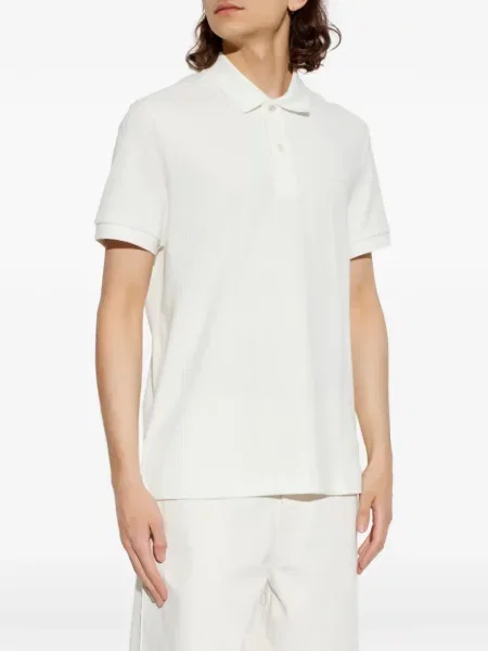 Kötött pólóing Lacoste autogrammal fehér