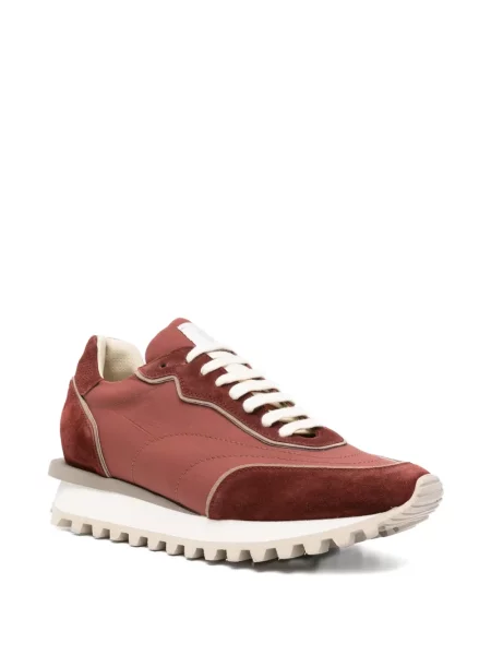 Fűzős csipkés sneaker Eleventy piros