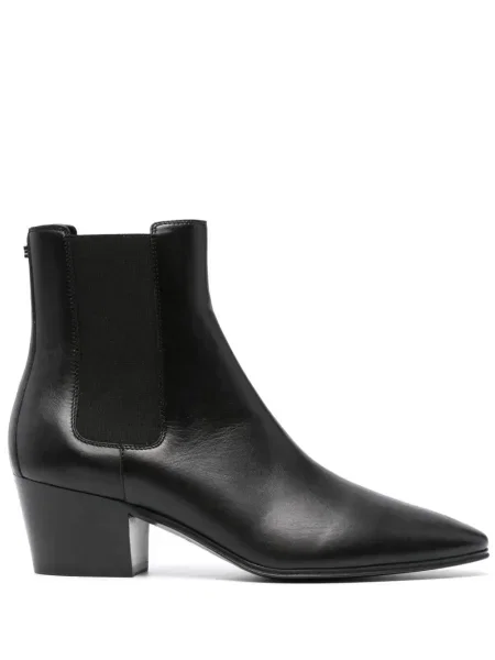 Botine Casadei din piele negru