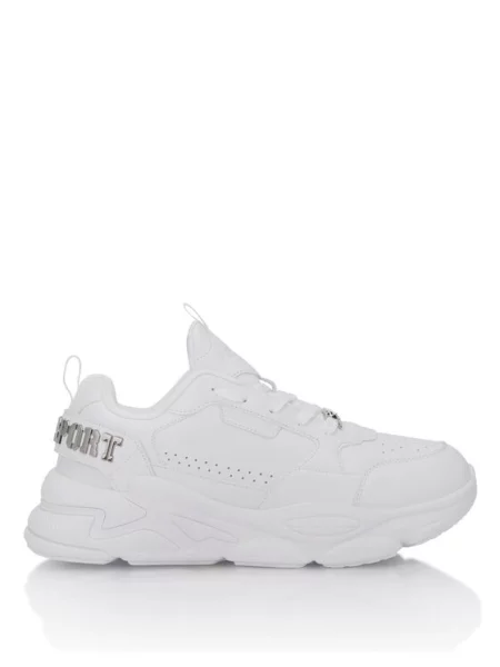 Plein Sport Sneakers FAES alb