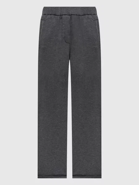 Спортивні штани з люрексом Peserico сірі