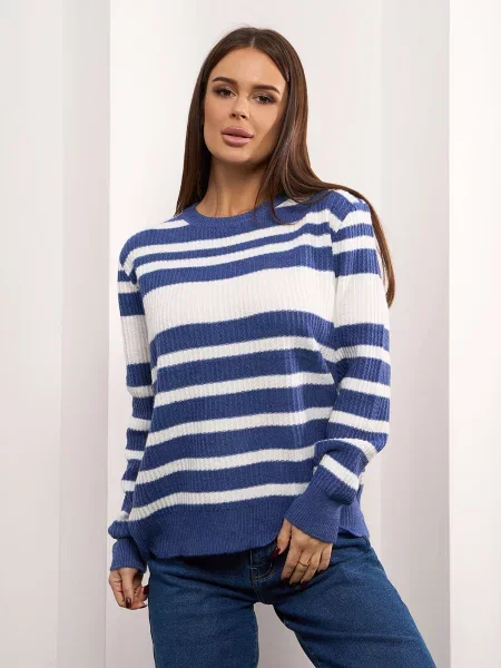 Джемпер ISSA Plus кашемір синій