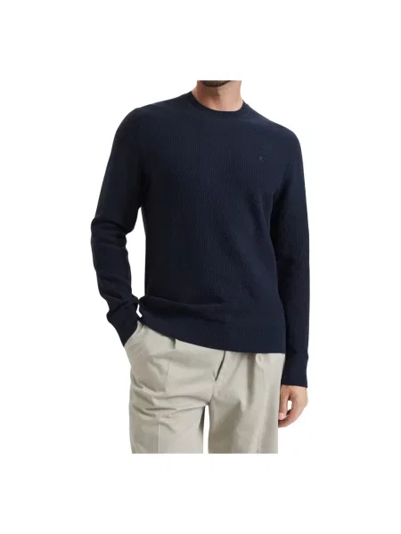 Sweter Calvin Klein niebieski