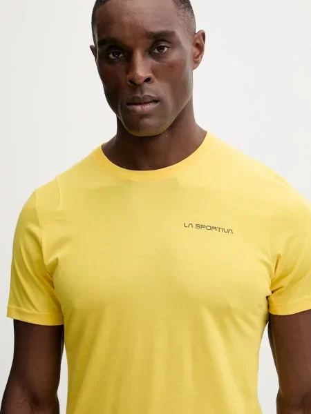 Футболка LA Sportiva Dawn Wall з принтом жовтий