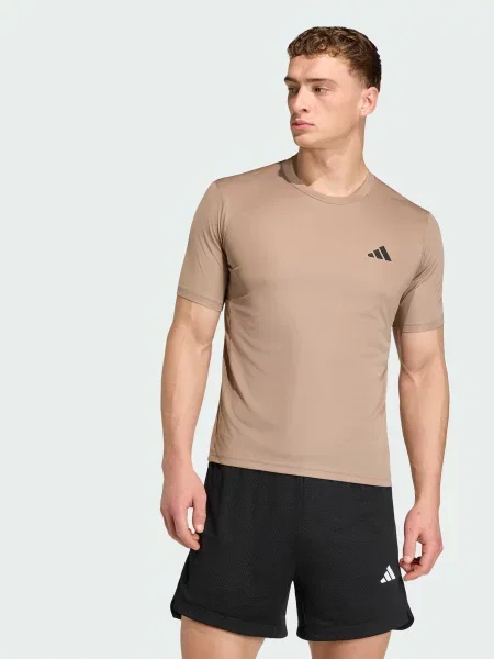 Спортивна футболка adidas Adidas Essentials перероблений коричневий