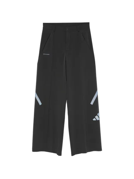 Pantaloni Adidas alergare cu autograf negru