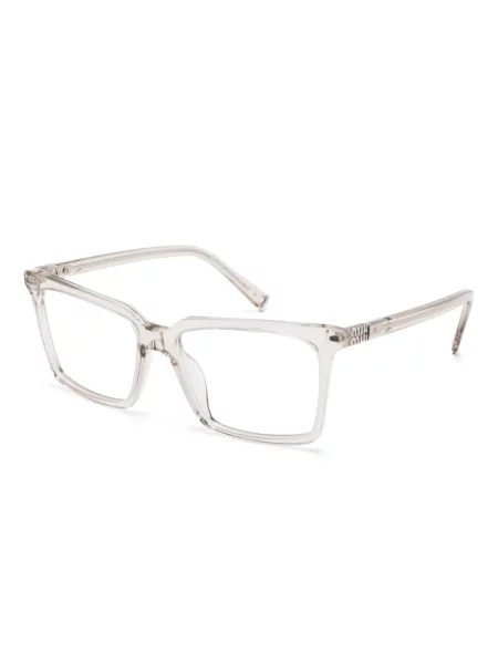Ochelari de soare Miu Miu Eyewear transparente alb